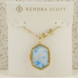 Kendra Scott x LoveShackFancy Daphne Gold Locket Necklace